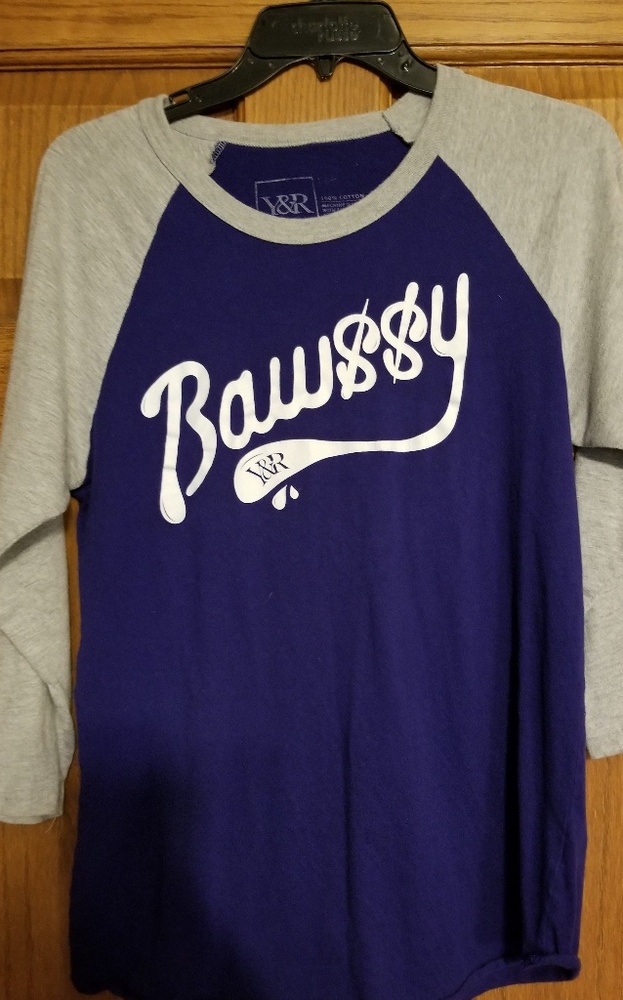 Young & Reckless Baussy Baseball Tee M